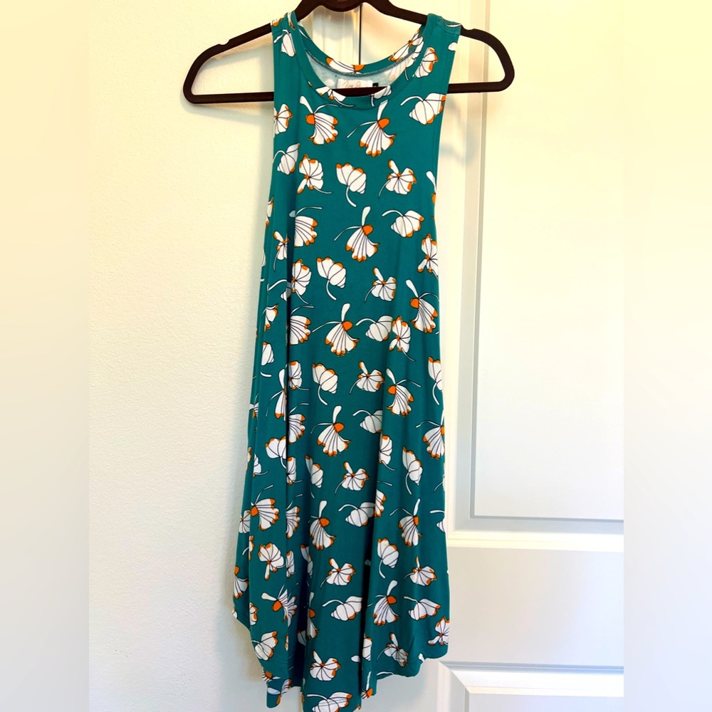 Ava Sky ginko print dress